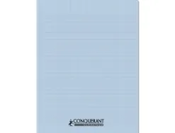 Cahier conquerant poplypropylene indechirable et lavable papier velin extra 24x32 cm 96 pages seyes
