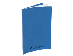 Cahier conquerant poplypropylene indechirable et lavable papier velin extra 24x32 cm 192 pages seyes