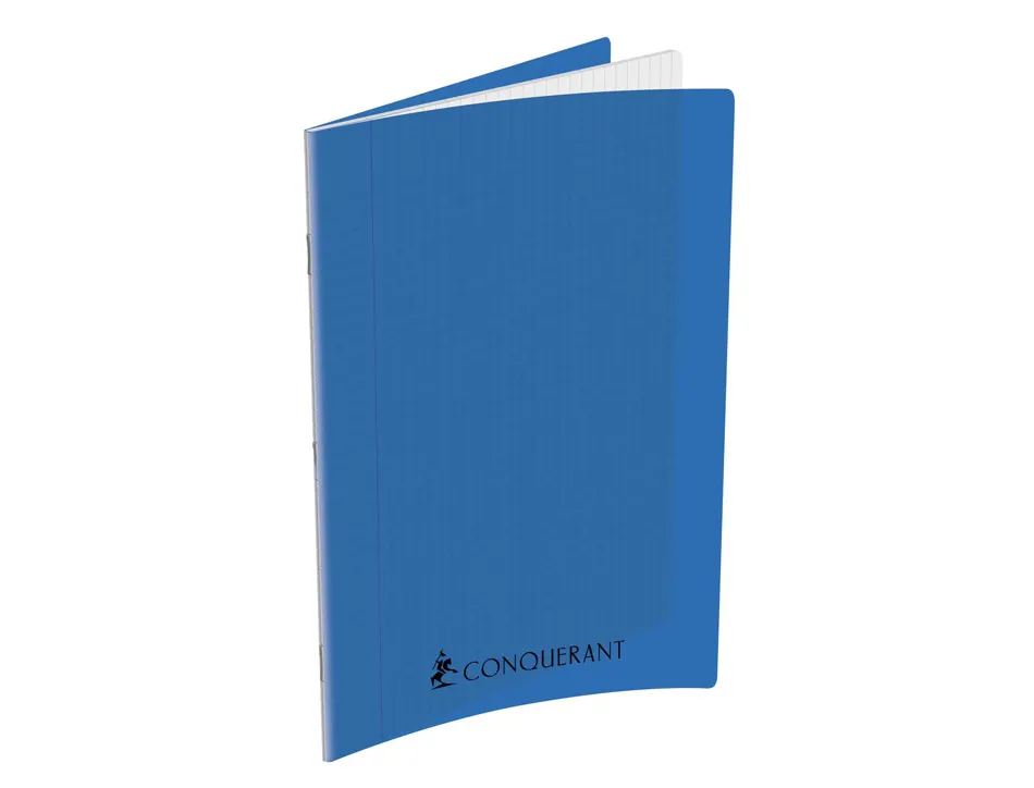 Cahier conquerant poplypropylene indechirable et lavable papier velin extra 24x32 cm 192 pages seyes