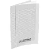 Cahier conquérant polypropylène a4+ 24x32cm 140 pages 90g séyès incolore