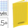 Cahier conquérant polypropylène a5+ 17x22cm 140 pages 90g séyès coloris jaune