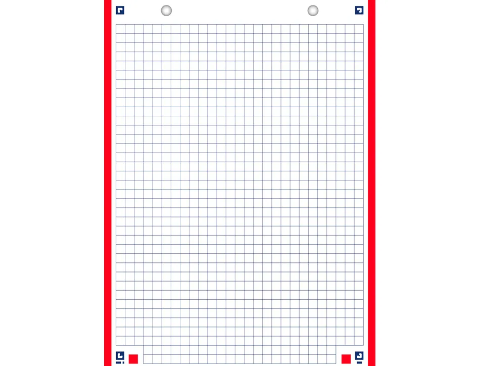 Cahier de fiches bristol 2.0 oxford a5 14,8x21cm 5x5mm couleur 30 unités