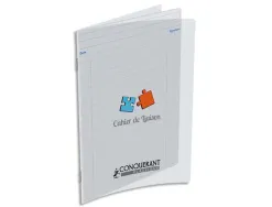 Cahier de liaison piqué conquérant classique a5+ 17x22cm 48 pages 90g réglure spécifique