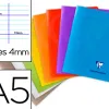 Cahier de textes spirale clairefontaine mimesys couv pp pap velin veloute 90g a5 170x220mm 144p seyes 4