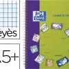 Cahier de textes spirale oxford couverture polypropylène reliure intégrale 17x22cm 148 pages 90g séyès coloris fantaisie