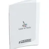 Cahier dessin oxford couverture polypropylène transparent a4+ 24x32cm 48 pages papier dessin uni