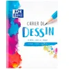 Cahier dessin oxford couverture carte pelliculée a4+ 24x32cm 24 pages 120g
