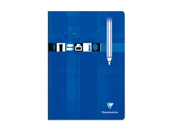 Cahier dessin piqué clairefontaine extra blanc couverture pelliculée a4 21x29,7cm 32 pages 125g uni