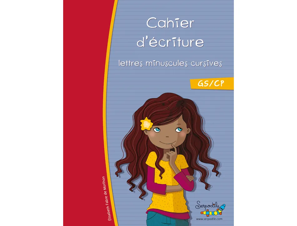 Cahier entrainement hamelin serpodile 21x29.7 cm ecriture cursive a4 32 pages