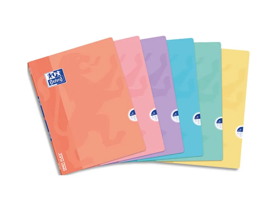 Cahier hamelin openflex pastel agrafe 240x320 96 pages optik paper seyes