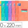Cahier hamelin openflex pastel agrafe 170x220 96 pages optik paper seyes