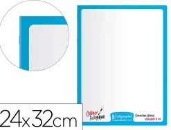 Cahier magique clairefontaine 8000 polypro couverture ardoise double face effacable pique blanc 24x32cm 48p seyes 90g