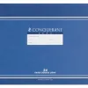 Cahier maternelle calligraphe pique a l'italienne 17x14,7cm 24p double ligne 3mm 70g coloris rose