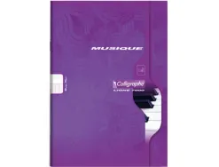 Cahier musique conquerant 21x29,7cm 48p seyes/portee