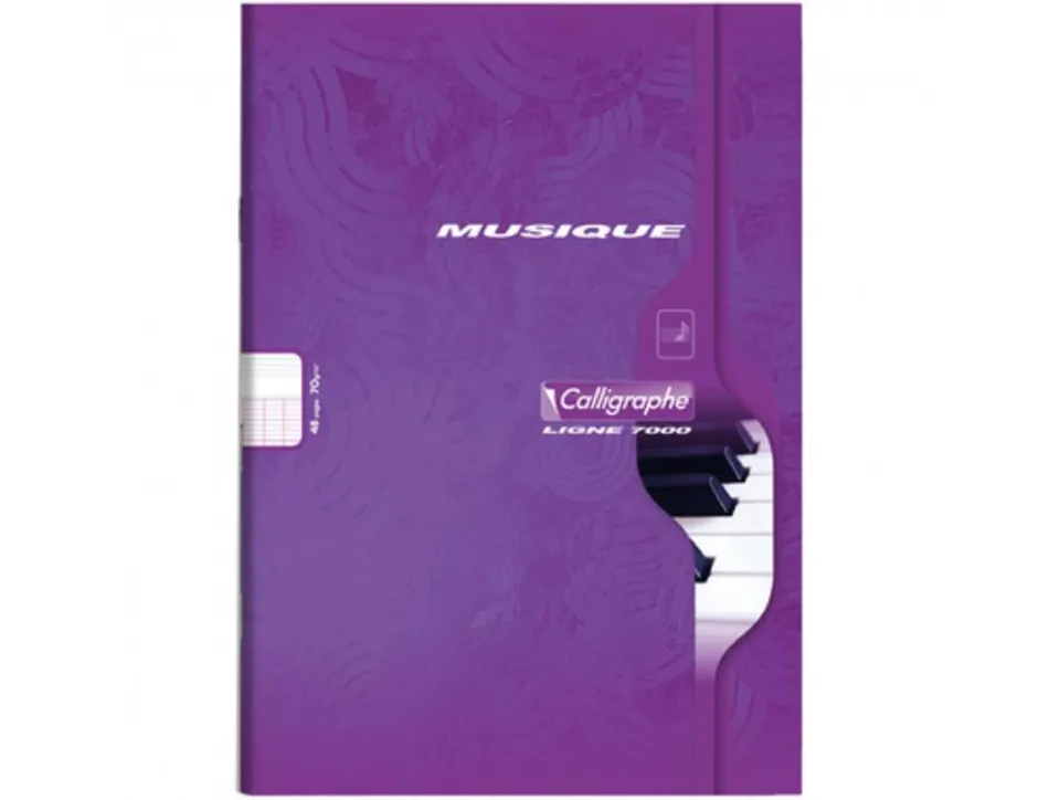 Cahier musique conquerant 21x29,7cm 48p seyes/portee