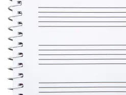 Cahier musique liderpapel portee 3mm cuarto 20 feuilles 100gr
