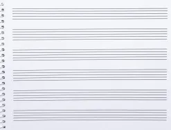 Cahier musique liderpapel portee 3mm cuarto 20 feuilles 100gr