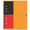 Cahier notebook oxford optik paper couverture rigide a5+ 16,9x21cm 160 pages ligné feuilles détachables perforées orange