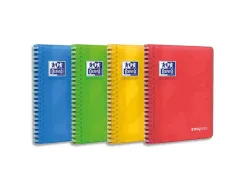 Cahier oxford easybook reliure integrale couverture polypropylene a5+ 17x22cm 160 pages 90g seyes page de garde