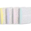 Cahier oxford floral couverture 360 degrés finition soft touch a5 120 pages 90g ligné 7mm marge