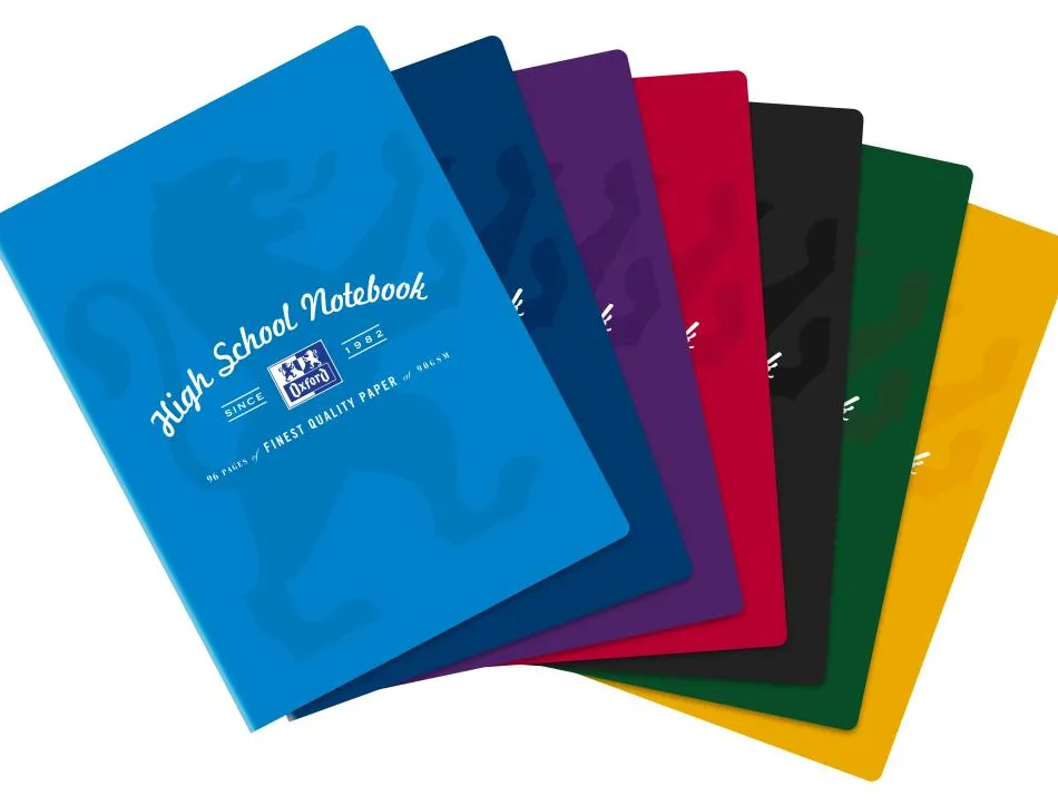 Cahier oxford high school agrafe 240x320mm 96p 90g seyes