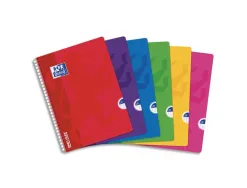 Cahier oxford openflex reliure intégrale couverture polypropylène transparent a4 21x29,7cm 180 pages séyès page de garde
