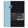 Cahier oxford smart spirale 4 trous a6 100 pages optik paper5x5 coloris pastel assortis lot 20 unites