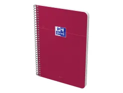 Cahier oxford smart spirale 4 trous 230x297mm 160 pages optik paper 5x5 coloris pastel assortis lot 20 unites