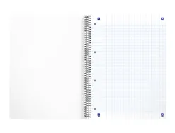 Cahier oxford smart spirale 4 trous 230x297mm 160 pages optik paper seyes coloris intense assortis lot 20