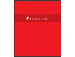 Cahier piqu conquerant couverture vernie carte 17x22cm 140 pages piqure 70g s y s