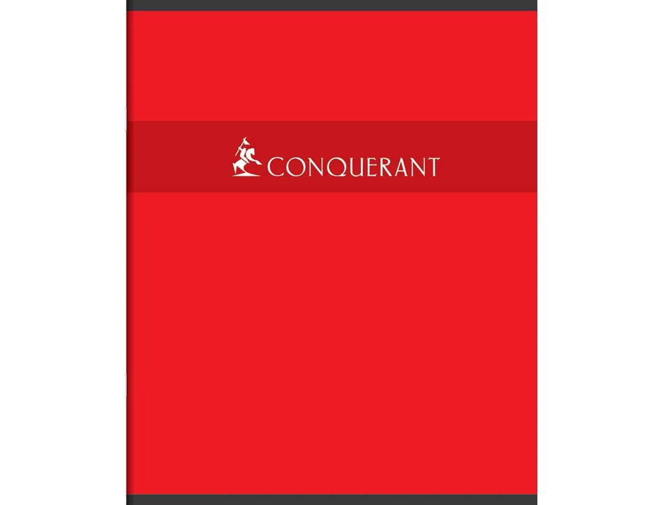 Cahier piqu conquerant couverture vernie carte 17x22cm 140 pages piqure 70g s y s