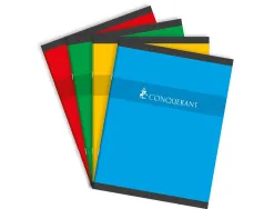 Cahier piqu conquerant couverture vernie carte 17x22cm 140 pages piqure 70g s y s