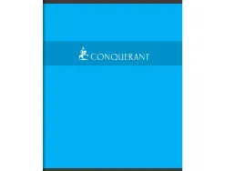 Cahier piqu conquerant couverture vernie carte 17x22cm 140 pages piqure 70g s y s