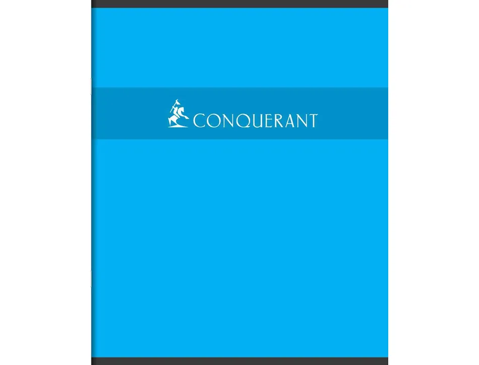 Cahier piqu conquerant couverture vernie carte 17x22cm 140 pages piqure 70g s y s