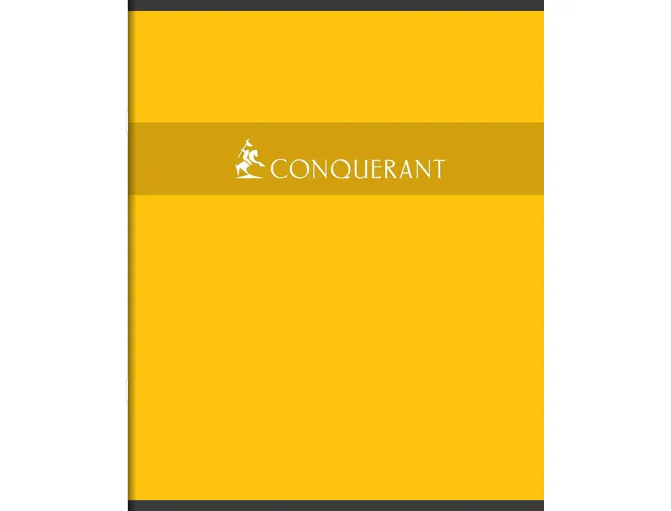 Cahier piqu conquerant couverture vernie carte 17x22cm 140 pages piqure 70g s y s