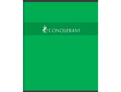 Cahier piqu conquerant couverture vernie carte 17x22cm 140 pages piqure 70g s y s