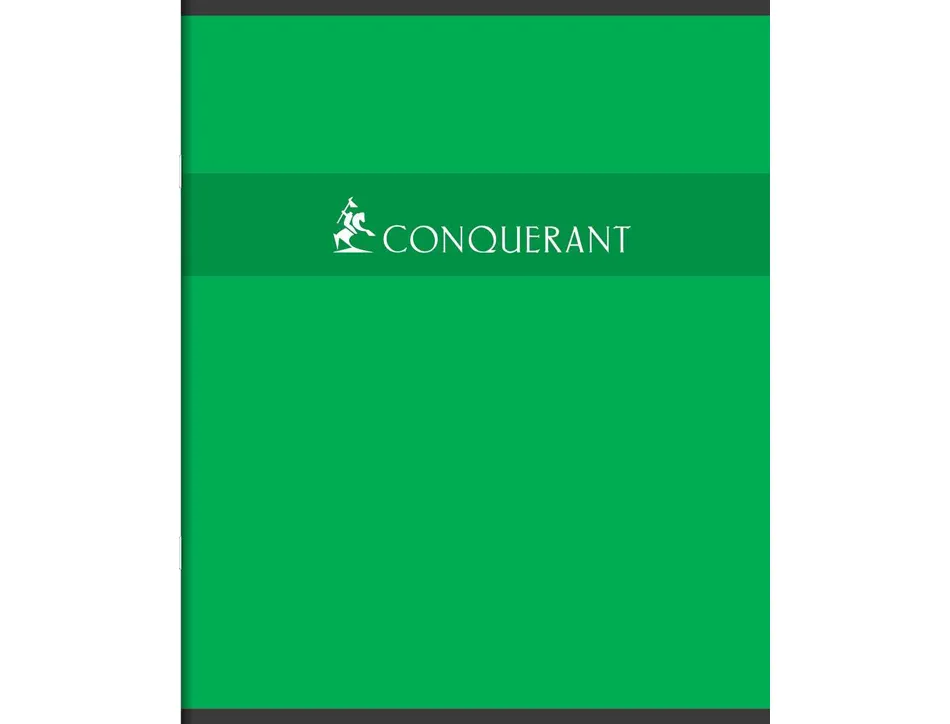 Cahier piqu conquerant couverture vernie carte 17x22cm 140 pages piqure 70g s y s