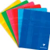 Cahier piqué clairefontaine papier vélin velouté couverture pelliculée a5+ 17x22cm 48 pages 90g séyès