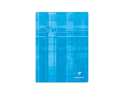 Cahier piqué clairefontaine papier vélin velouté couverture pelliculée a4+ 24x32cm 96 pages 90g 5x5mm