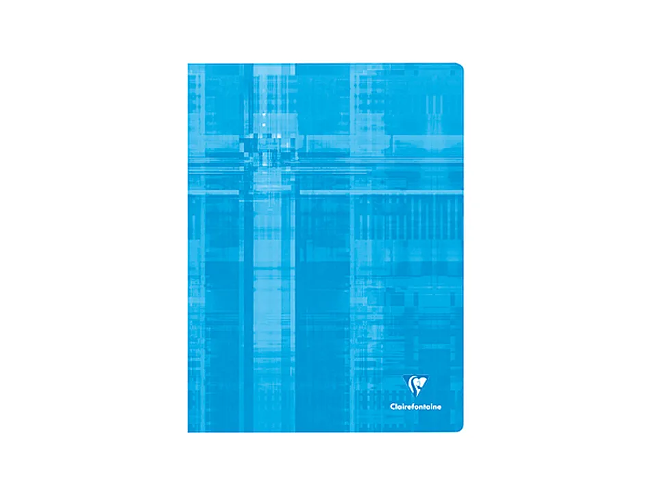 Cahier piqué clairefontaine papier vélin velouté couverture pelliculée a4+ 24x32cm 96 pages 90g 5x5mm