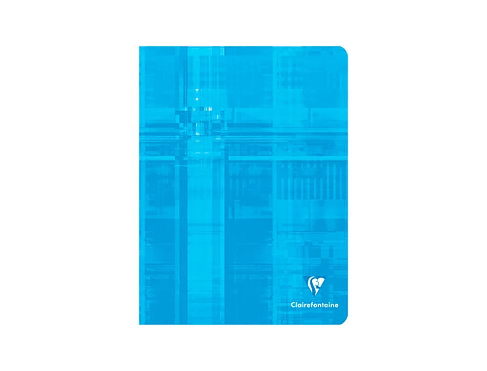 Cahier piqué clairefontaine papier vélin velouté couverture pelliculée a5+ 17x22cm 144 pages 90g séyès