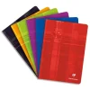 Cahier piqué clairefontaine papier vélin velouté couverture pelliculée a4 21x29,7cm 96 pages 90g séyès