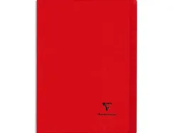 Cahier piqué clairefontaine koverbook couverture protège-cahier 2 rabats a4 21x29,7cm 96 pages 90g 7 coloris assortis