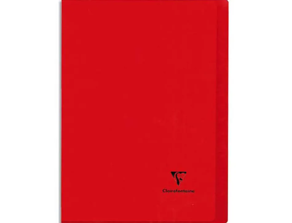 Cahier piqué clairefontaine koverbook couverture protège-cahier 2 rabats a4 21x29,7cm 96 pages 90g 7 coloris assortis