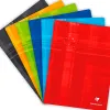 Cahier piqué clairefontaine a4+ 24x32cm 48 pages 90g réglure séyès coloris assortis