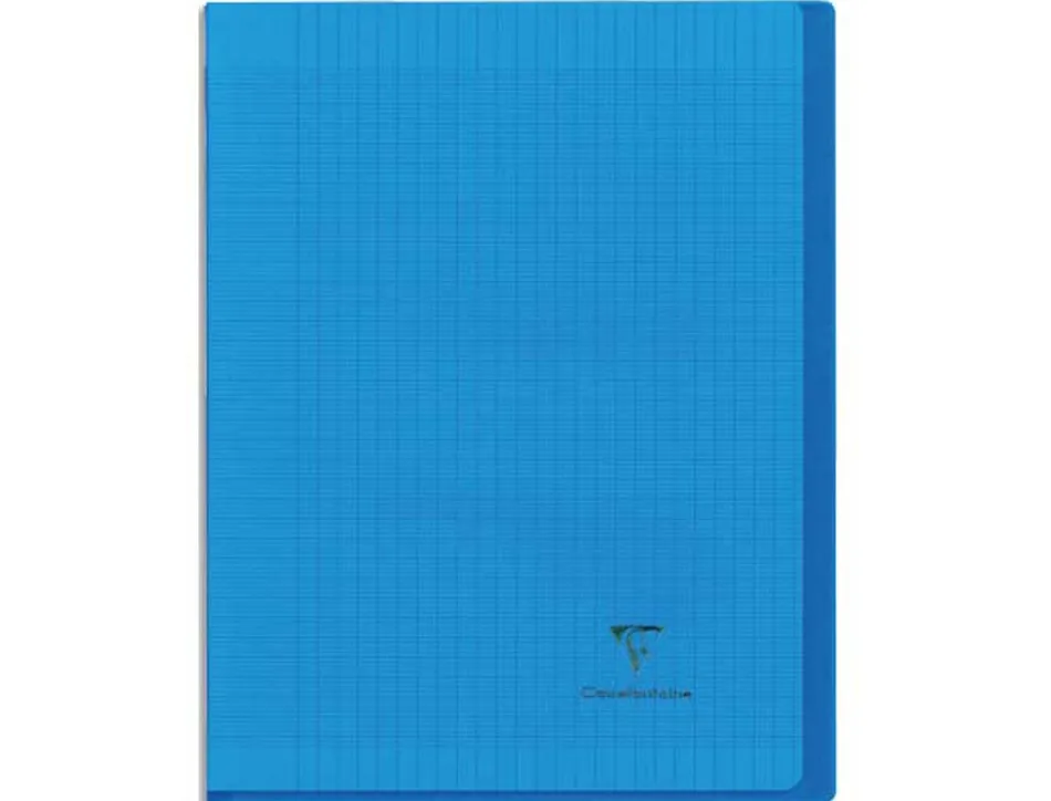 Cahier piqué clairefontaine koverbook couverture protège-cahier 2 rabats a5+ 17x22cm 96 p ages 90g 7 coloris assortis