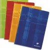 Cahier piqué clairefontaine couverture pelliculée papier vélin velouté a5+ 17x22cm 96 pages 90g séyès