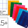 Cahier piqué clairefontaine écriture pour enfants a5+ 17x22cm 32 pages 90g double ligne 3mm verticale marge