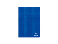 Cahier piqué clairefontaine papier vélin velouté couverture pelliculée a4 21x29,7cm 96 pages 90g 5x5mm