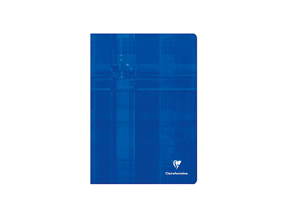Cahier piqué clairefontaine papier vélin velouté couverture pelliculée a4 21x29,7cm 96 pages 90g 5x5mm
